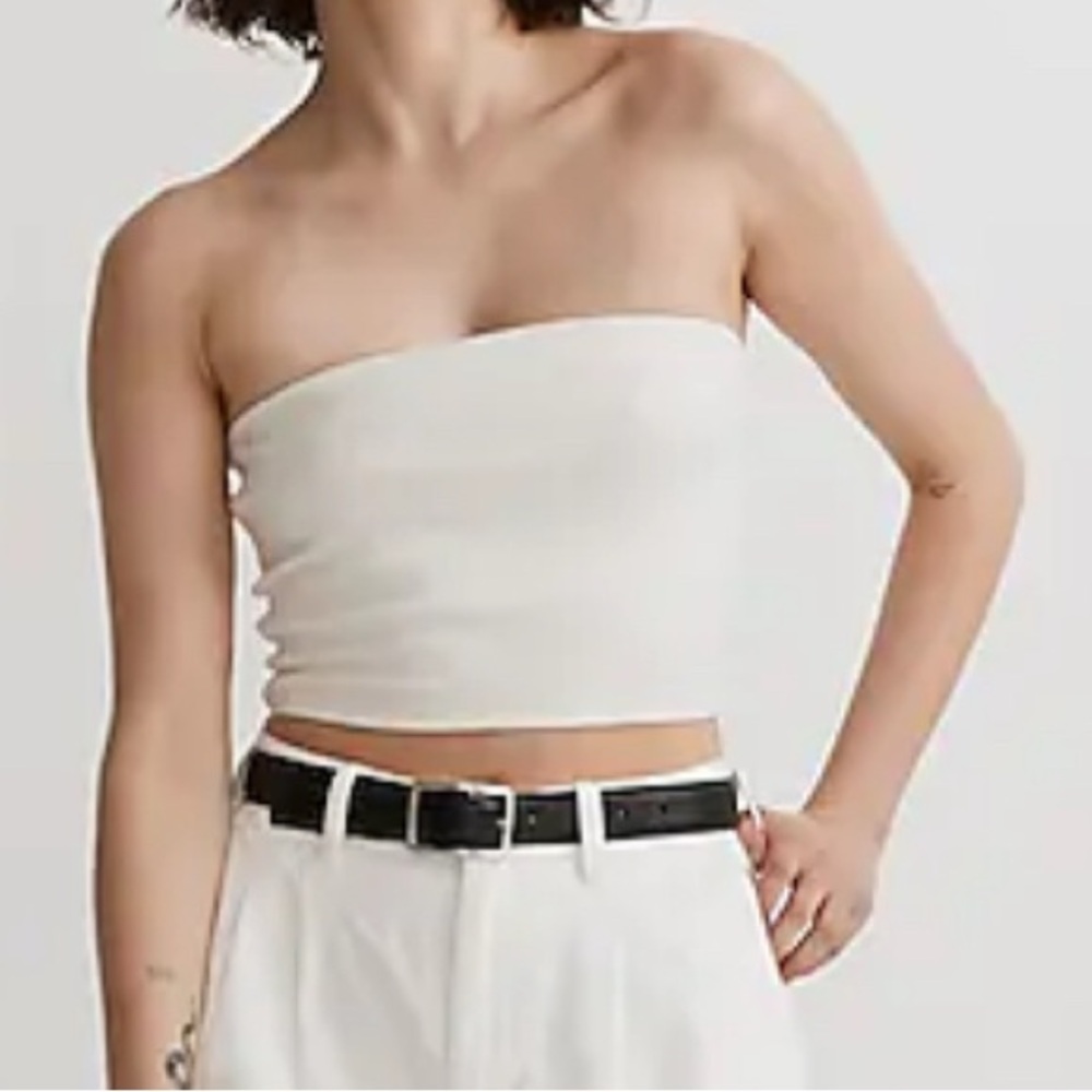 Madewell Crop Tube Top NWT